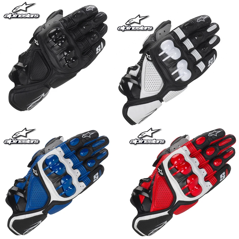 

Alpine motocross stars S1 racing glove Motorcycle Gloves Leather Guantes Moto luva motociclista Motos motorbike riding gant moto