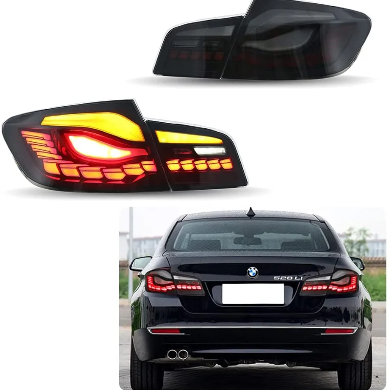 

LED Tail Lights For BMW Series 5 F10 F18 2011-2016 With The Sequential Indicator With Start Up Animation Brake Rear Lamp Assemb