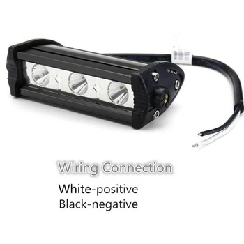 

Spot LED Work Light Lamp Single Row Off Road 6500K Replacement Parts Set
