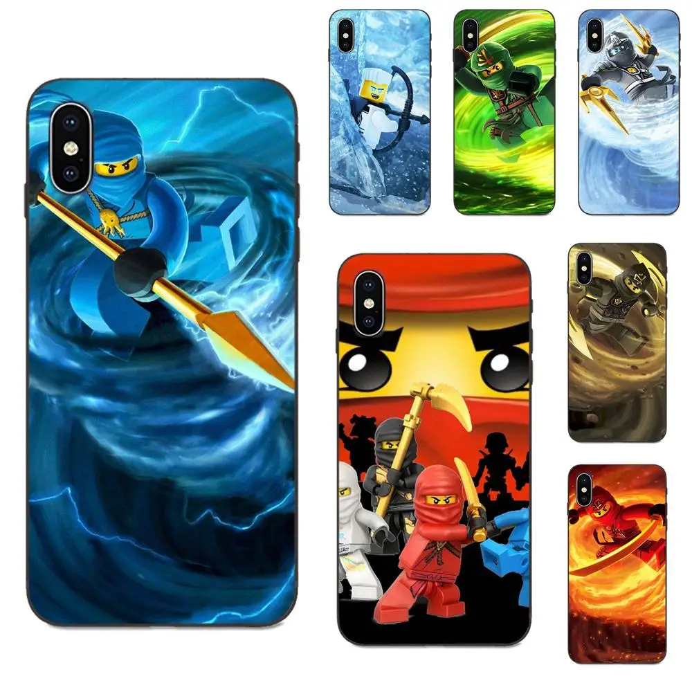 Ninjago Kai для Galaxy A8 A9 Star Note 4 8 9 10 S3 S4 S5 S6 S7 S8 S9 S10 Edge Lite Plus Pro G313 прозрачный мягкий чехол |