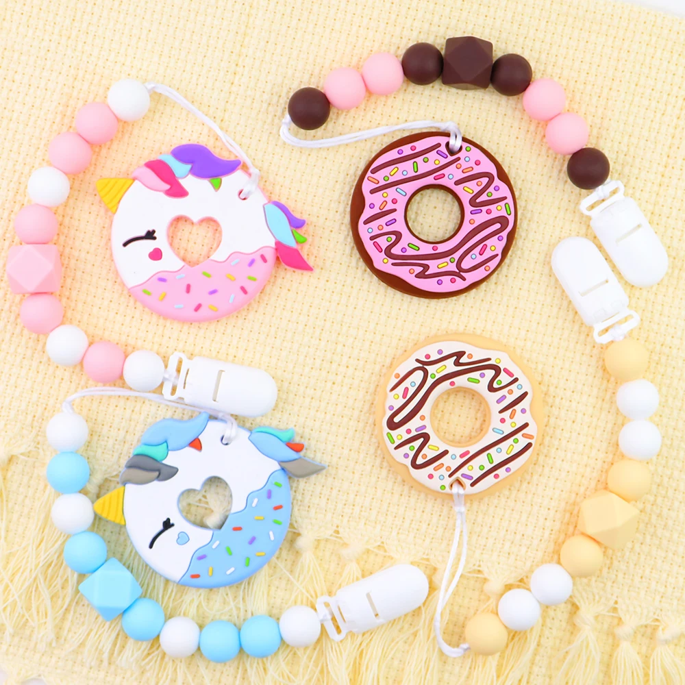 

Biscute Cookies Shape Teether Teething For Handmake DIY Baby Infant BPA Free Food Grade Silicone Beads Colorful Teether