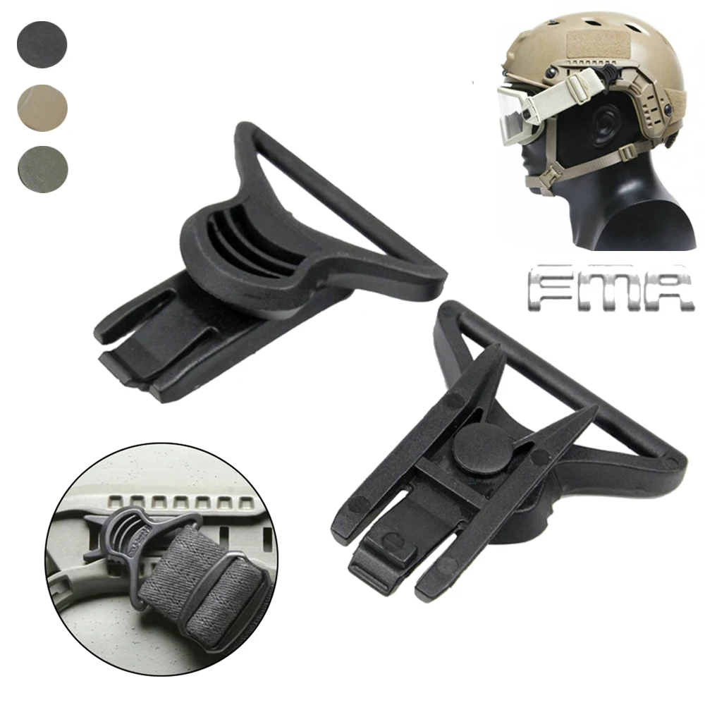 2 Fast Helmet Vision Goggle Buckles Clips Air soft Tactical Helmet AccessoriON 