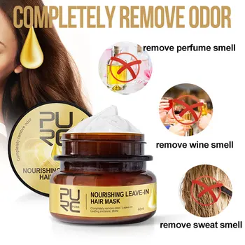 

60ML Hair Mask Mud Moisturizing Nourishing Scalp Anti-fork Antistatic Hair Care Mud New Product W