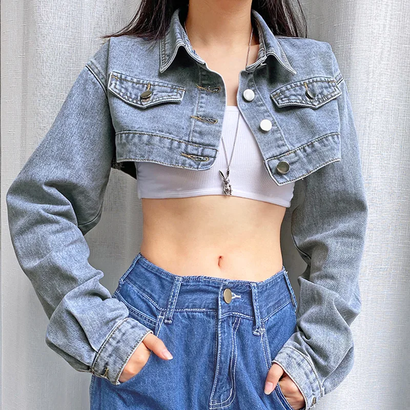 Cropped jacket fashion 