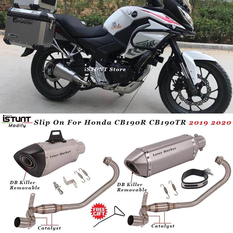 Для Honda CB190R CB190TR 2019 2020 Модифицированная Передняя средняя Соединительная труба