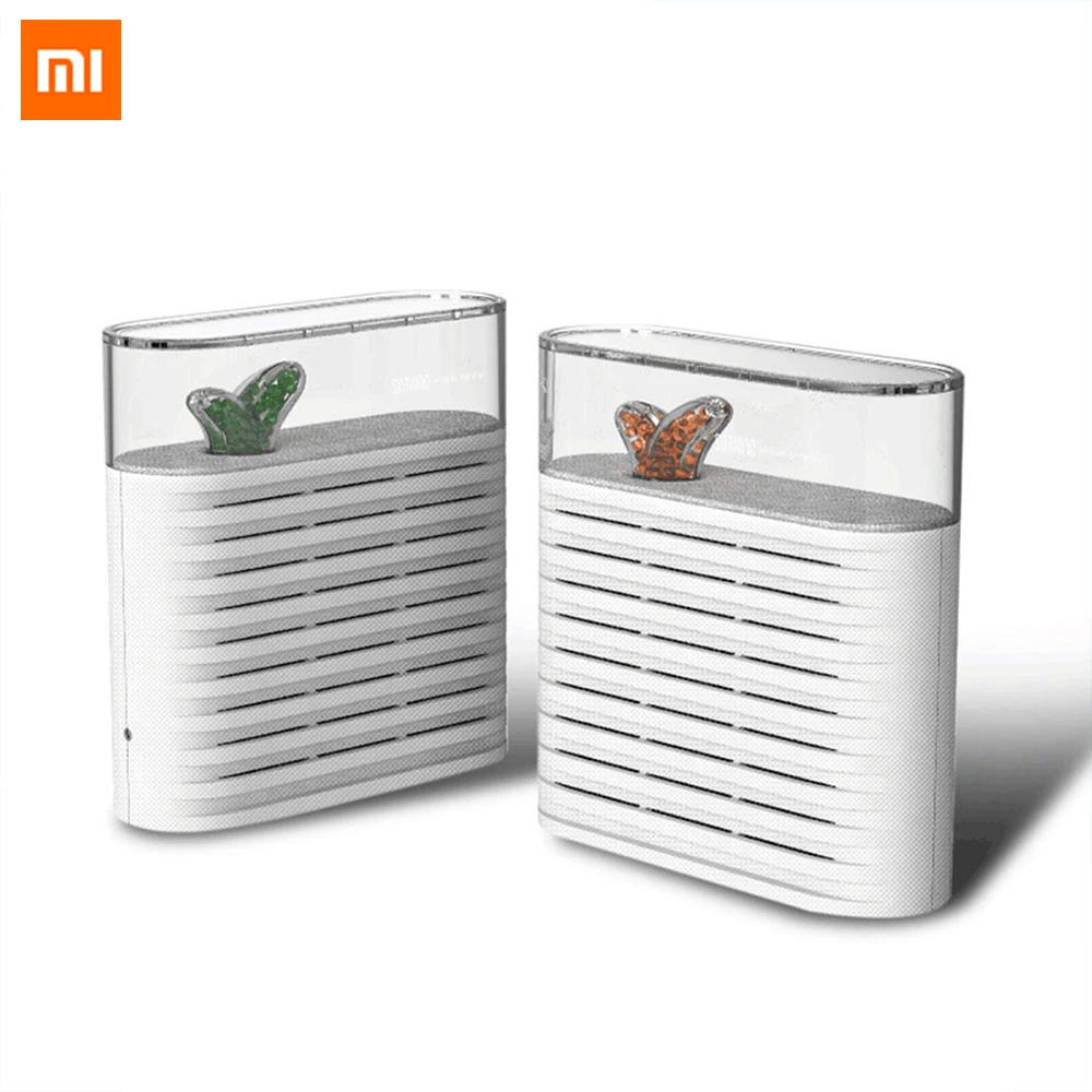 

New Xiaomi Mijia SOTHING Portable Plant Air Dehumidifier 150ml Rechargeable Reuse Air Dryer Moisture Absorber For Smart Home Use