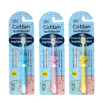 

Children's Ten Thousand Root Toothbrush Single Pack 2-10 Year Old Baby Cartoon Elephant Soft Toothbrush