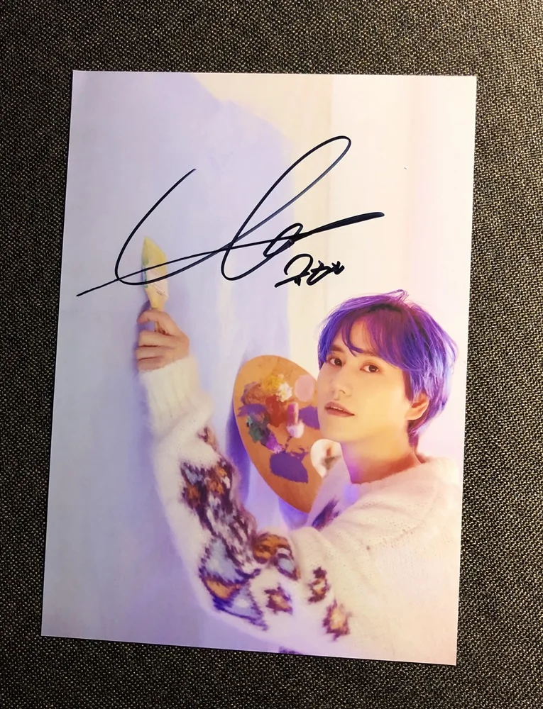 SJ SUPERJUNIOR Super Junior Cho Kyu Hyun фото с автографом TIME SLIP 5*7 19P1 | Дом и сад