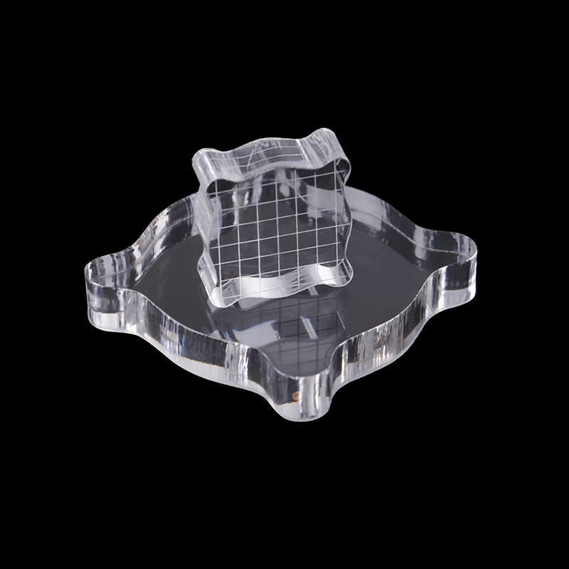 

1pc Acrylic Clear Essential Stamping Tools for Scrapbooking DIY Crafts Stamps Making Block Handle Stamping Photo Album Decor