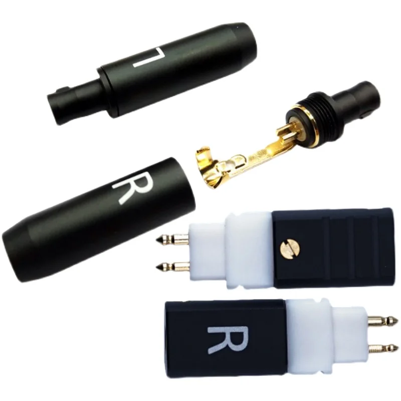 

1 pair 2 PIN 2PIN lten HD800 * Traum Anschlsse Kopfhrer kopfhrer stecker HD800S D1000 HD600 HD650 Gold berzogen Fr DIY