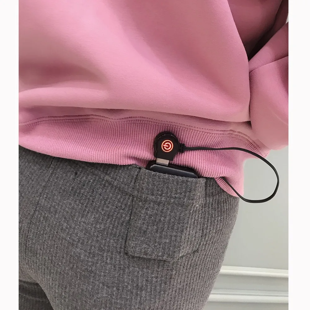 Women Ski Leggings Hiking Pants Electric USB Heated Warm Pants Winter Warmer Heating Elastic Trousers thermal  #3 (2)