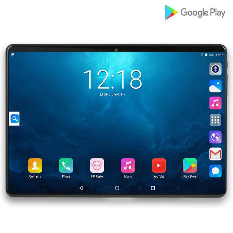 

6+128GB 10.1 inch tablet PC 3G Android 9.0 Octa Core Super tablets Ram 6GB Rom 64GB WiFi GPS 10.1 tablet IPS S119 Dual SIM GPS