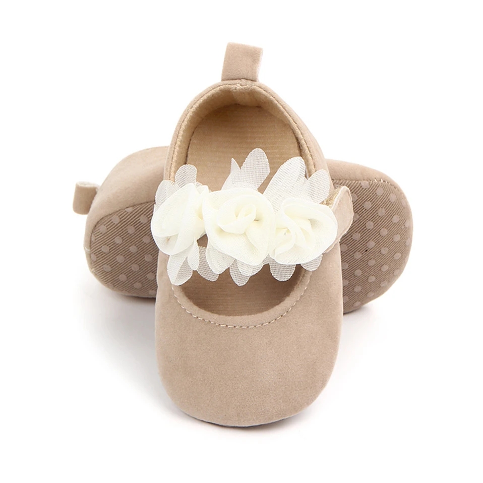 2025 New Cute Floral Baby Shoes For Newborn Infant Toddler Girl Princess Shoes Soft Sole Prewalker Anti-slip Baby Shoes 0-18M 2