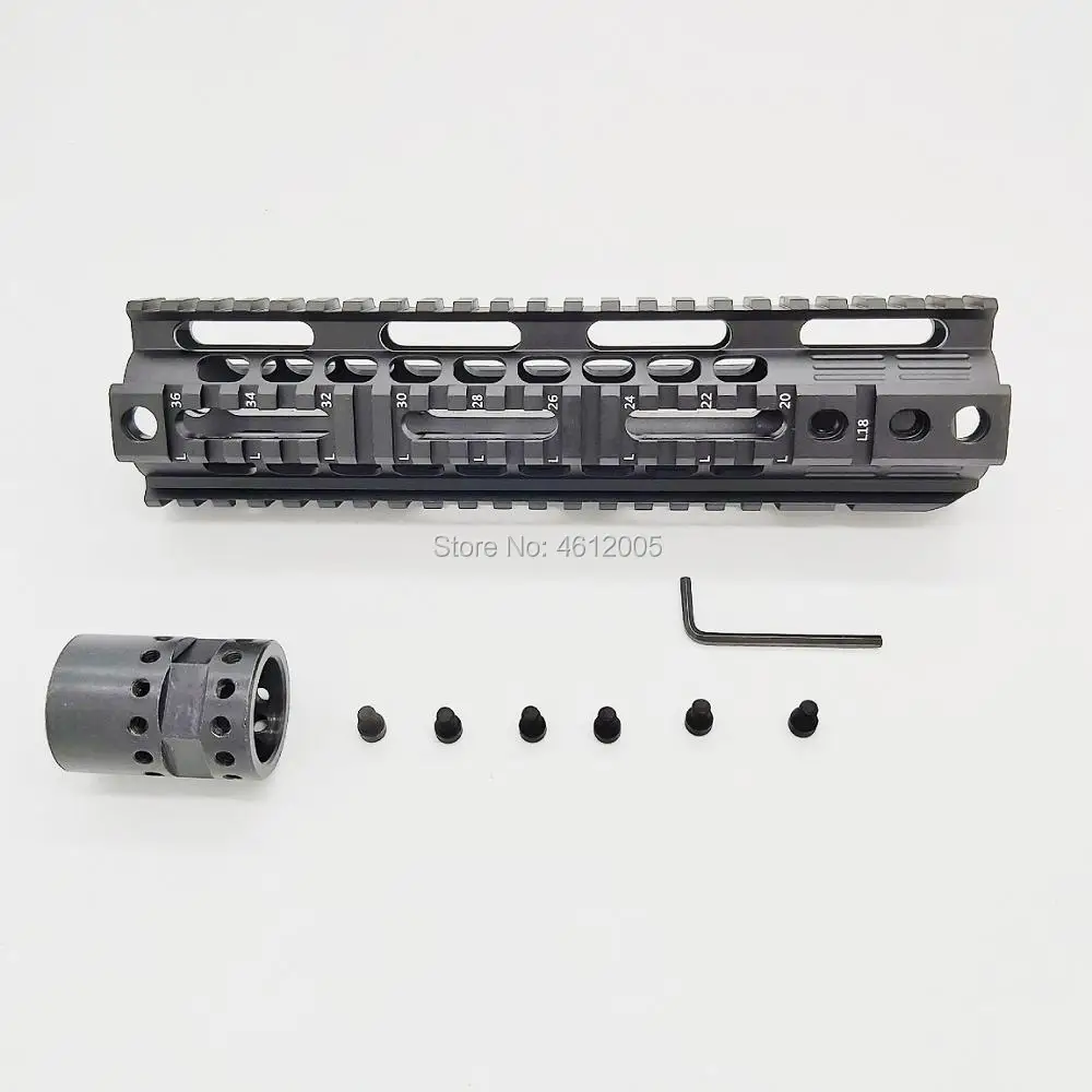 9 дюймов noveske Quad Rai для ar15 handguard 4 Вивер Пикатинни винтовка Бесплатная плавающая