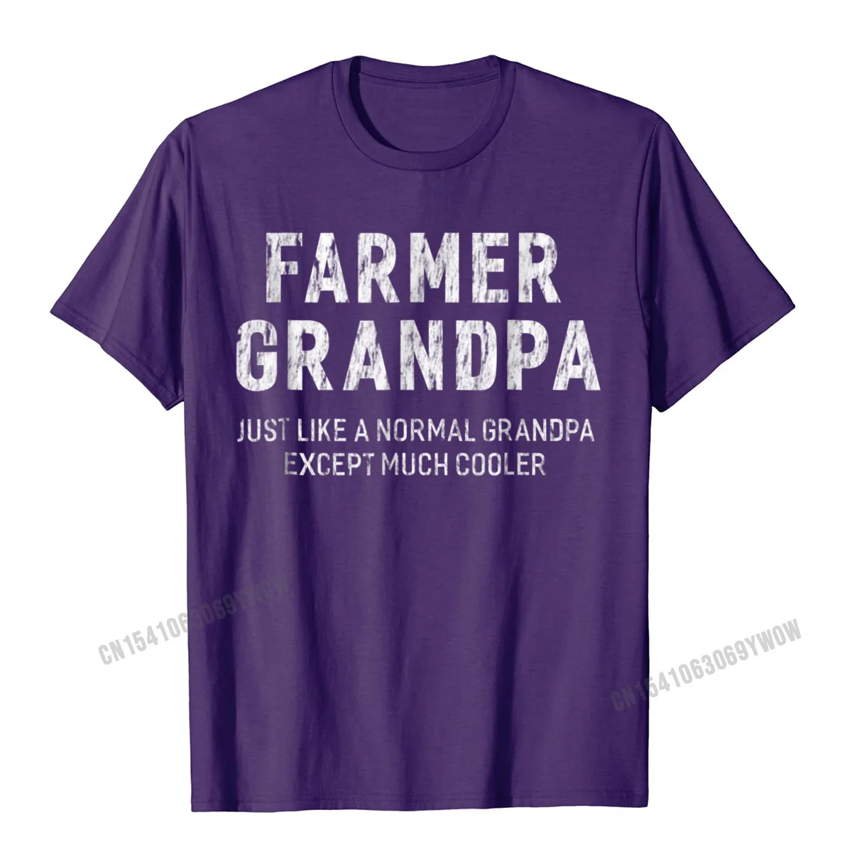 Group T Shirts Customized Short Sleeve Wholesale O Neck 100% Cotton T Shirt Gift Sweatshirts for Men VALENTINE DAY Farmer Grandpa Gifts For Grandpa Men T-shirt__854 purple