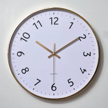 

Plastic Mute Wall Clock Creative Fashion Living Room Stereoscopic Digital Scale Wall 12 Inch 30CM