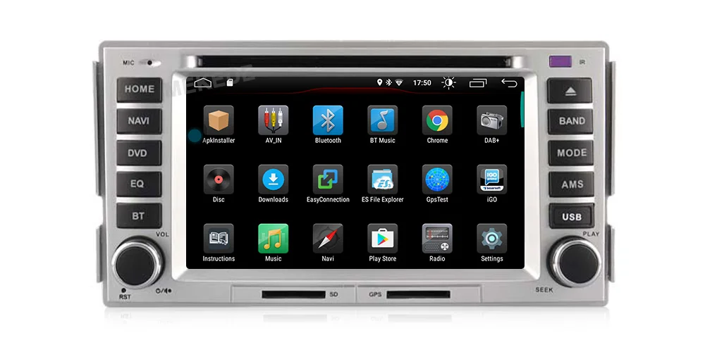 MEKEDE HD 2G+ 16G Android 9,0 автомобильный dvd-плеер для HYUNDAI SANTA FE 2006-2012 Мультимедиа gps навигация 2 Din Автомобильный Радио Аудио