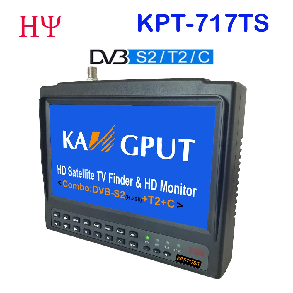 best hd antenna KPT-717S/T DVB-S2 DVB-T/T2 DVB-C Combo Digital Satellite Meter Finder h.265 vs kpt716ts satlink ws-6933 SATLINK ST-5150 best digital antenna