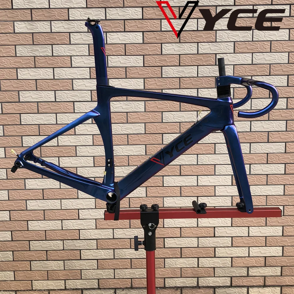 blue and purple bike