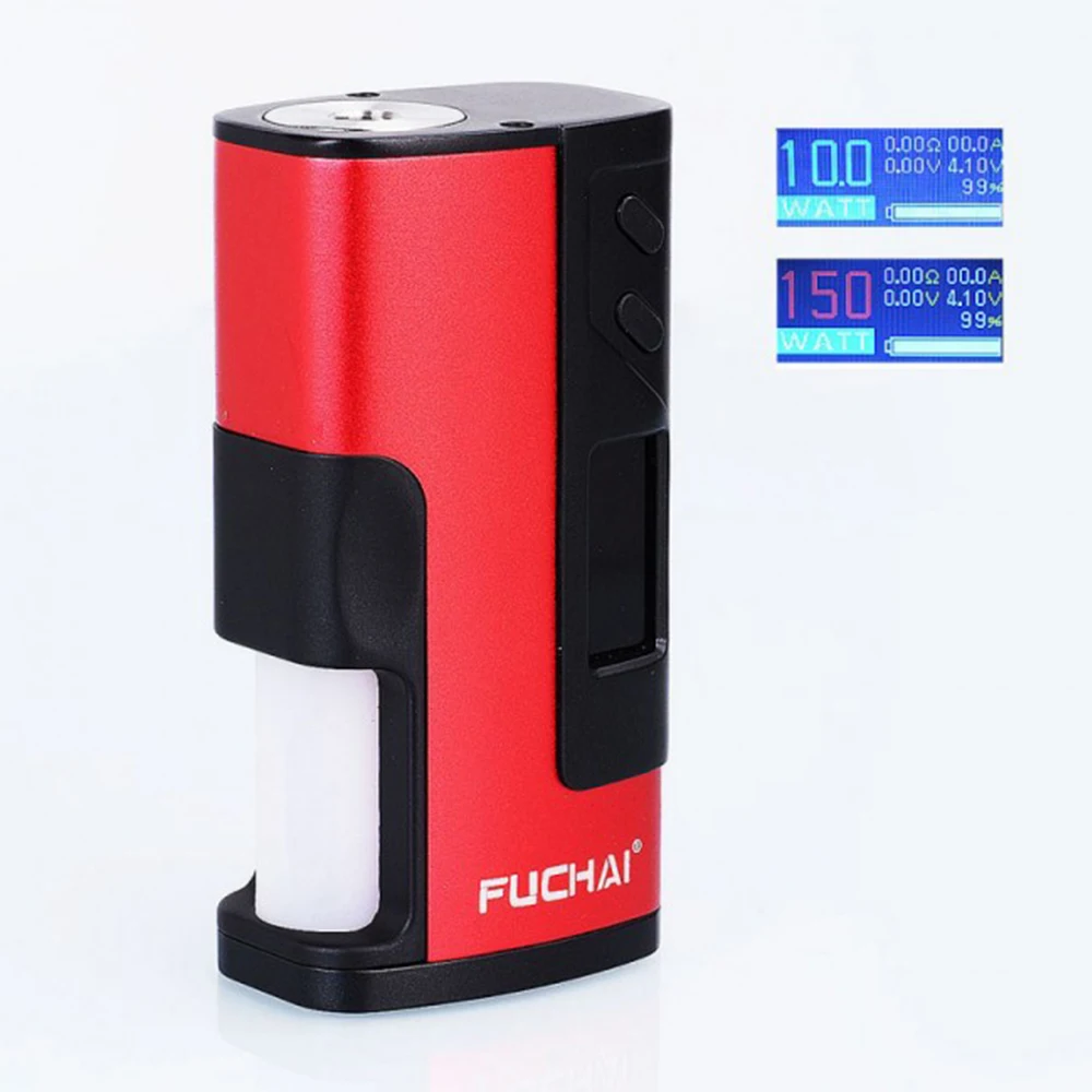 Распродажа! Fuchai Squonk 213 TC Mod 150 Вт Подходит для 21700/20700/18650 батареи атомайзер электронная сигарета vape коробка мод