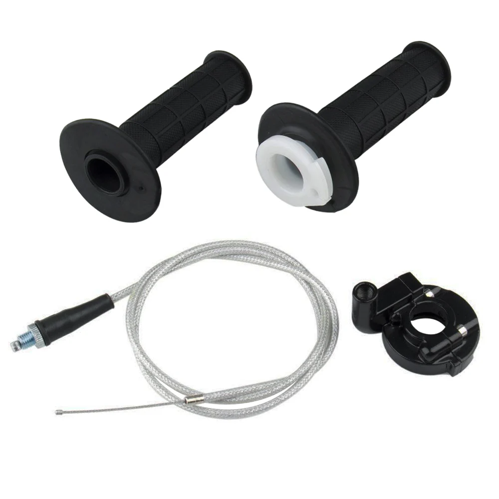 Throttle& Cable Handlebar Grip Casing Set for Honda XR50 CRF50 XR70 CRF70 Bike