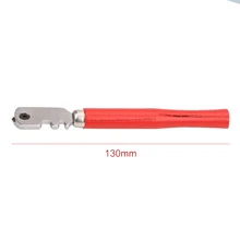 

1Pcs Portable Glass Cutter 130mm For Hand Tool Window Craft Diamond Tipped Professional Glass Tile Cutter Wooden Handle