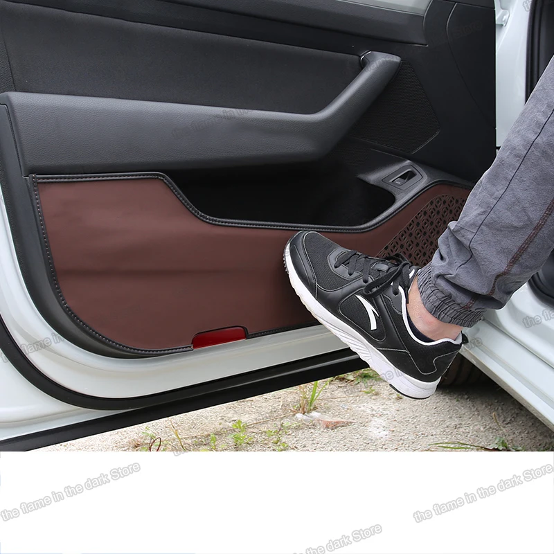 Lsrtw2017 автомобильный коврик из волокнистой кожи с защитой от ударов Защитная