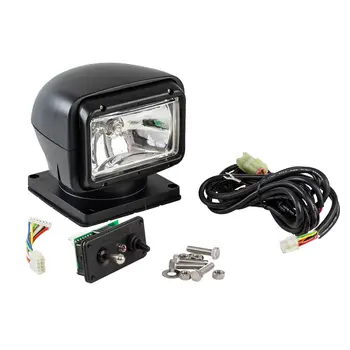 

Remote control floodlight, black housing, halogen, joystick, 310 sl31051dcb12vss model