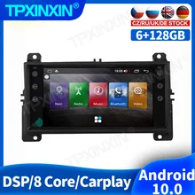 128G Android 10 For Jeep Grand Cherokee 2008 -2013 Car Radio Accessories Multimedia Video Player Navigation GPS Auto 2din No DVD