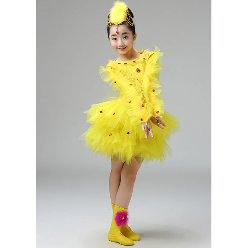 Matar creencia Opaco Disfraces de pollito amarillo para niños, cosplay de pato, vestido de  pájaro para niñas, Ropa de baile, fiesta de animales, actuación en  escenario|Disfraces para niñas| - AliExpress