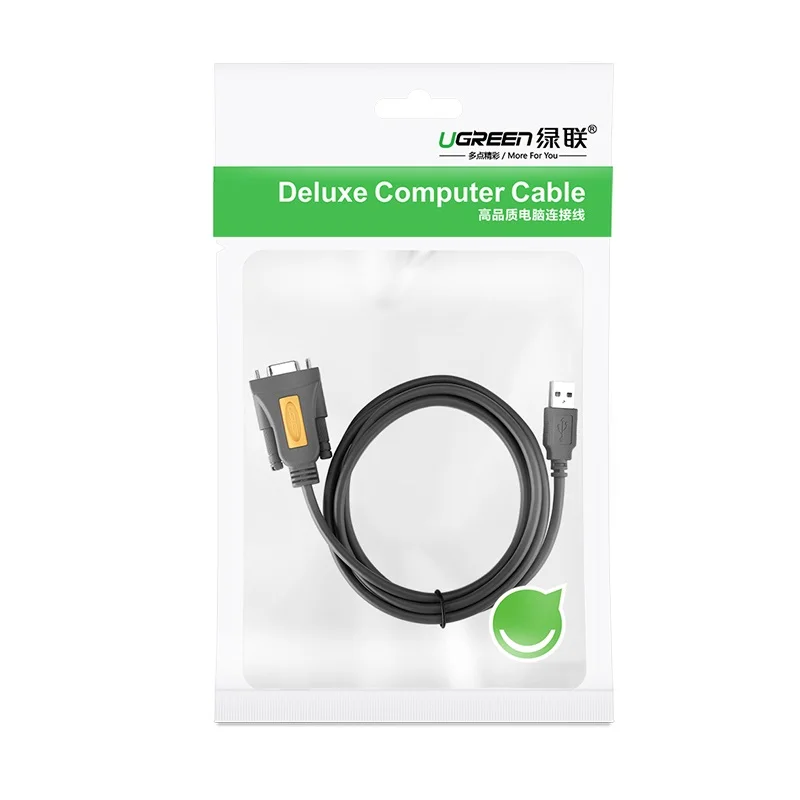 Ugreen USB to RS232 COM Ʈ  DB9  ̺ , PL2303,  USBOUTRS232COM 