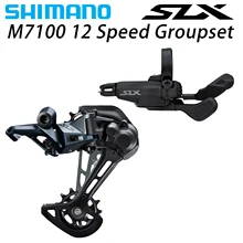 SHIMANO DEORE SLX M7100 Groupset горный набор велосипедных компонентов 1x12-Speed SL+ RD M7100 Задний рычаг переключения передач m7100