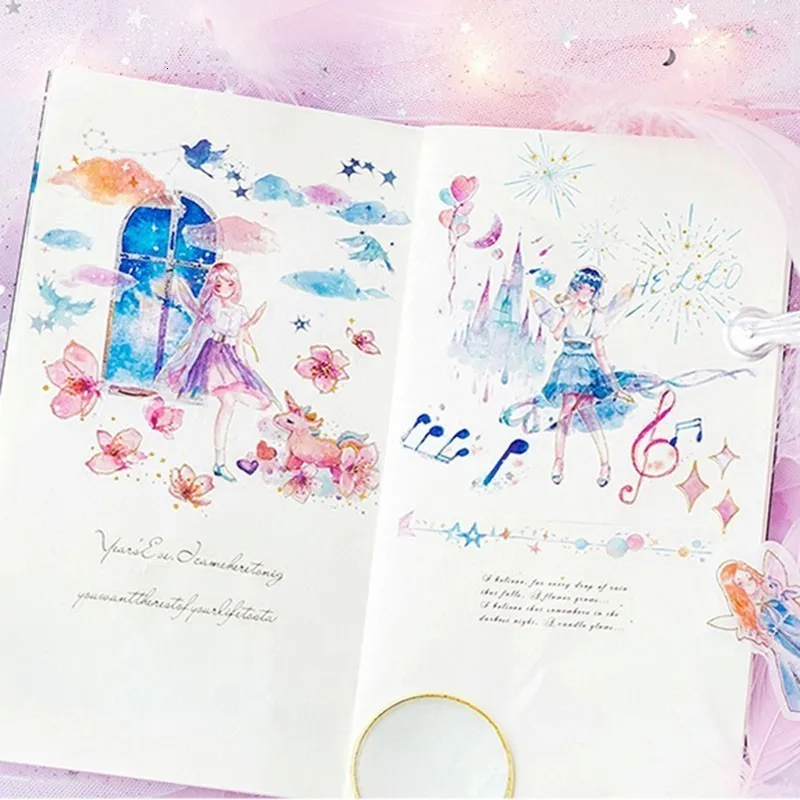 Kawaii Мультфильм руки счета наклейки Набор творческий DIY фото украшение дневника Скрапбукинг японские наклейки детский подарок 06502