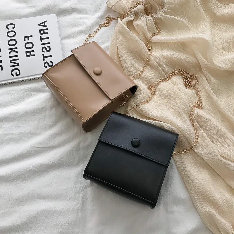 

AU3 Shoulder Bag Women's 2019 Mini-Style Simple Square Sling Bag Versatile INS Western Style New Style Shoulder