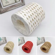 

4 Colors 200m Raffia Paper Rope Cord String Ribbon Wrapping Package Craft Packing DIY Gift Making Home Party Decor