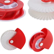 Выпечки нож для пиццы для выпечки сетка нарезка выпечки резак Пластик роликовые колеса для пицца выпечка корочка пирога пирог украшения