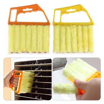 

Useful Microfiber Window cleaning brush blind brush air Conditioner Duster cleaner with washable venetian blind cleaning cloth