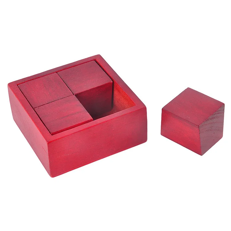 

Bottled up Wooden Educational Toys Stereo Geometry Whimsy Qiao Put Four Block Weng Sure Catch
