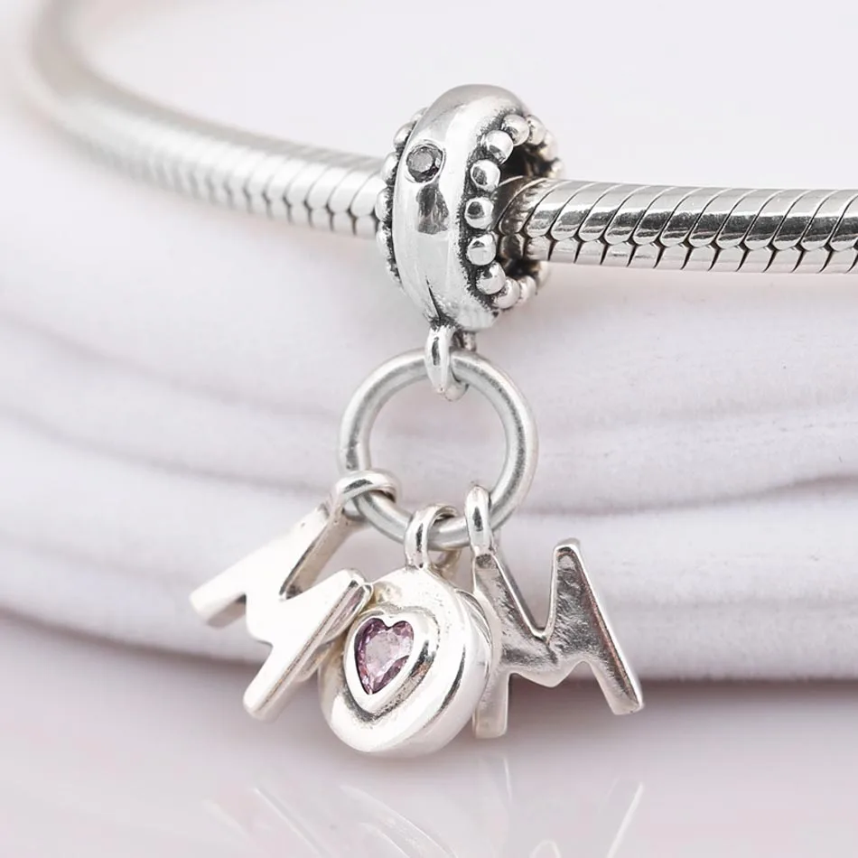 Подвеска в виде сердец с надписью &quotI Love You&quot &quotPerfect Mum Happy Fan&quot браслет Pandora