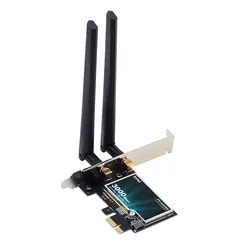 High - Speed WiFi 6 PCIe Network Card with Bluetooth 5.2 - Dual Band 2974Mbps Wireless Adapter (FVPCE - AX200)