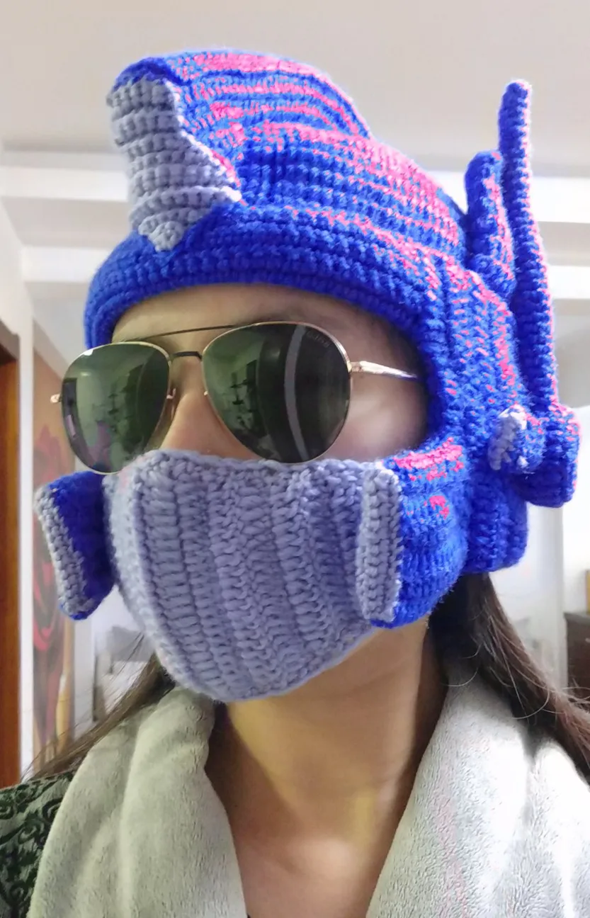 Вязаный вязаный шлем Optimus Prime зимняя теплая шапка Забавные вязаные шапки для взрослых детей Хэллоуин Рождественские аксессуары