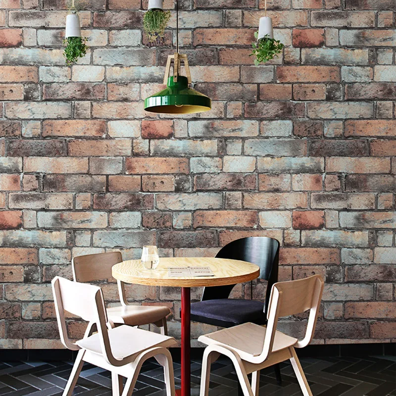 

Papers Vintage Brick Wall Tapety Home Decor Personalized Vinyl 3d Papel Mural Grey Brown Brick Wallpaper For Walls Positano