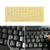 RussianTransparent Keyboard Stickers Russia Layout Alphabet White Letters for Laptop Notebook Computer PC