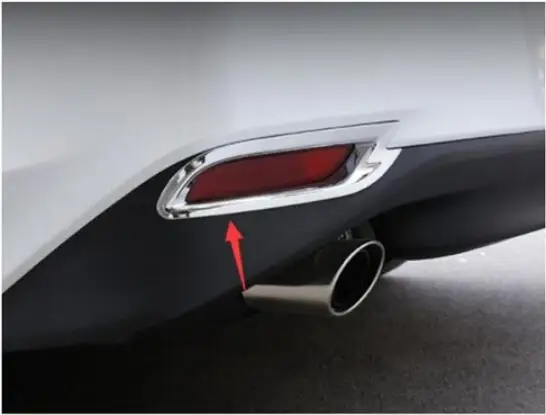

Suitable for 2018-2019 for Toyota 8-generation Camry rear fog lamp decoration frame fog lamp shade bright strip decoration