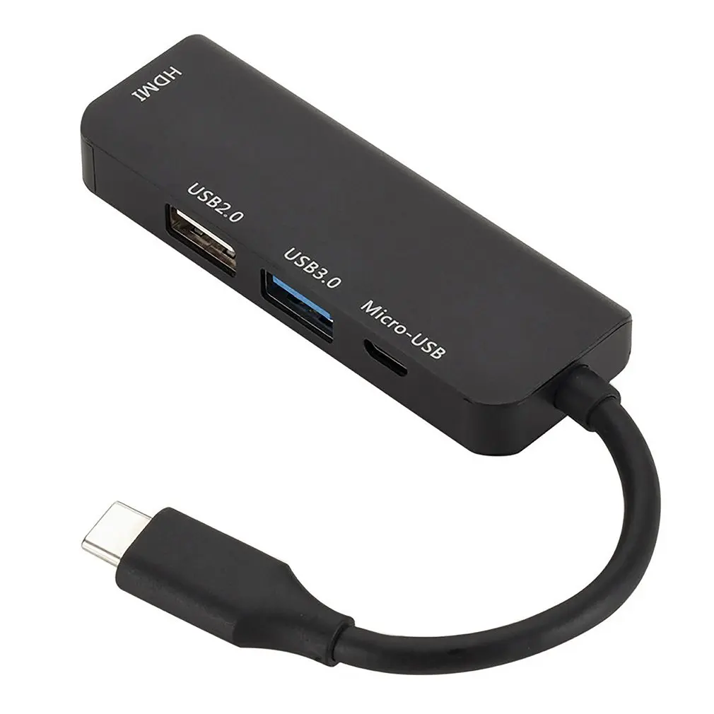 

Type-C Hub Expansion Dock Type-C Adapter Type-C To Hdmi Usb Hub With Micro Charging Usb-C Hdmi Converter