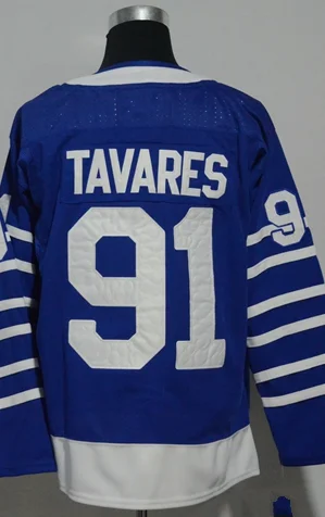 А+++ Качественная мужская футболка для взрослых#91 John Tavares Toronto