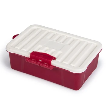 

1Pcs Plastic RC Car Storage Box Decoration Tool for Traxxas TRX4 Axial SCX10 90046 D90 1/10 RC Crawler Accessories,Red