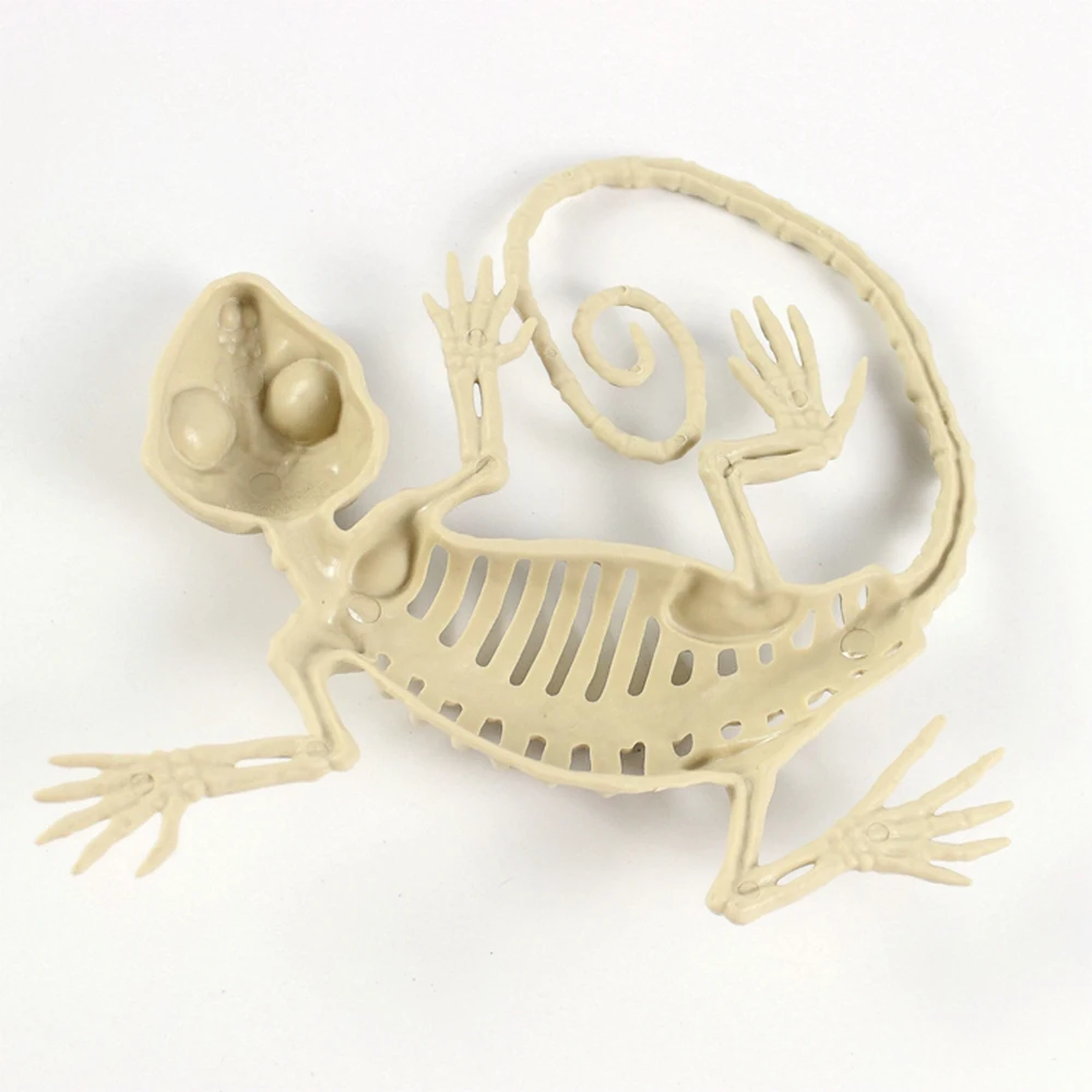 Хэллоуин Gecko Bone Bar жуткие пугающие игрушки Gecko модель страшный сценический реквизит страшный Gecko Скелет Животное украшение реквизит