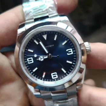 

Mens aaa luxury watch blue dial 2813 Automatic Movement AIR KING Watch Sports Self-wind Watches sapphire Wristwatch