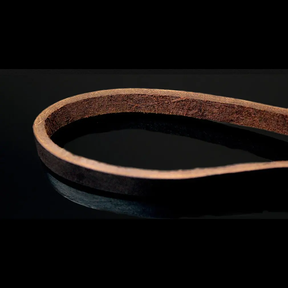 High Quality Genuine Leather Pet Dog Leash Luxury Strong Puppy Collar Universal Leash Lead For Large Dogs